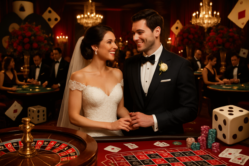 Rolling the Dice on Fun: How to Host an Unforgettable Casino-Themed Wedding Reception